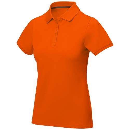 orange Polo de manga corta para mujer