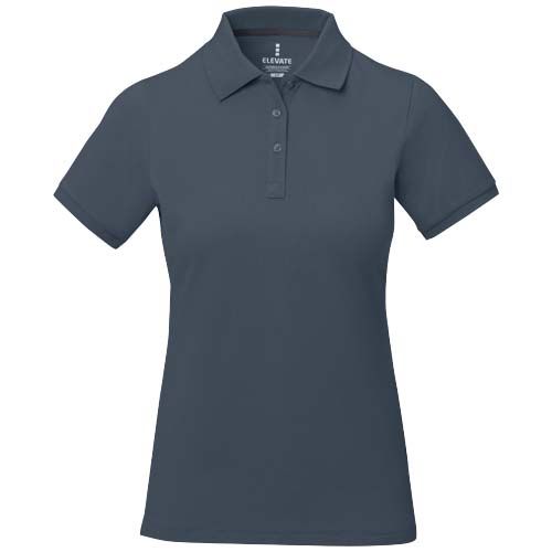 azul oscuro Polo de manga corta para mujer