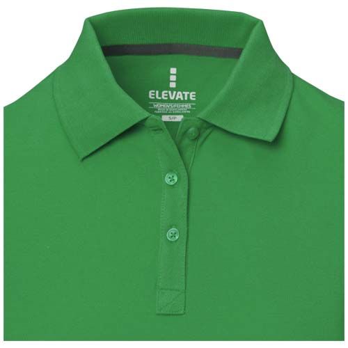 verde helecho Polo de manga corta para mujer