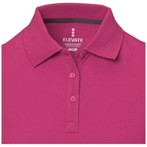 magenta Polo de manga corta para mujer
