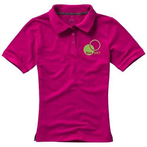 magenta Polo de manga corta para mujer