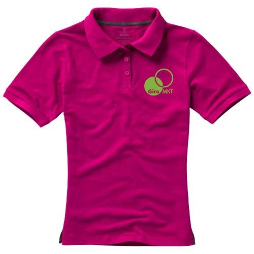 magenta Polo de manga corta para mujer