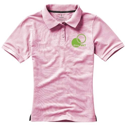 rosa claro Polo de manga corta para mujer