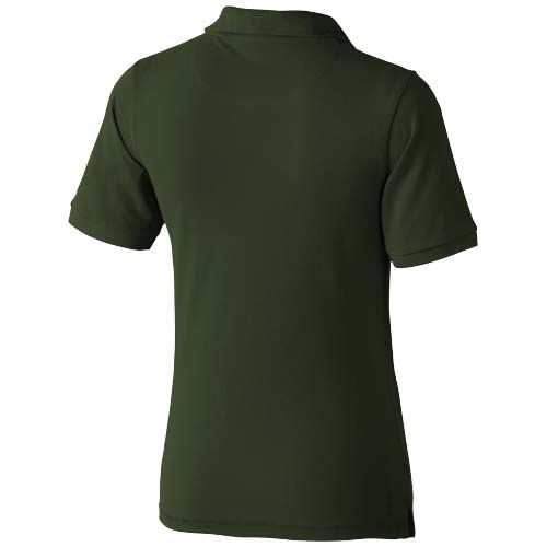 verde militar Polo de manga corta para mujer