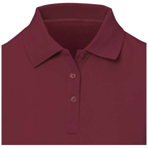 burdeos intenso Polo de manga corta para mujer de 200 g/m² Calgary