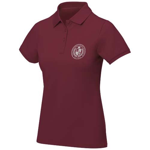 burdeos intenso Polo de manga corta para mujer de 200 g/m² Calgary