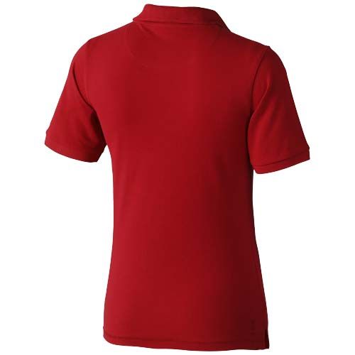 red Polo de manga corta para mujer
