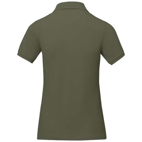 verde bosque Polo de manga corta para mujer