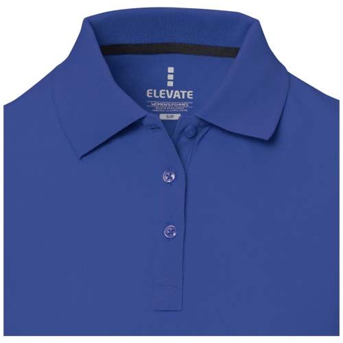 blue Polo de manga corta para mujer