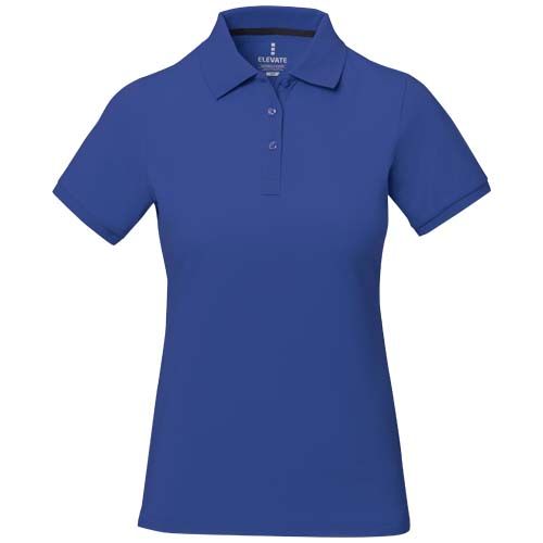 blue Polo de manga corta para mujer