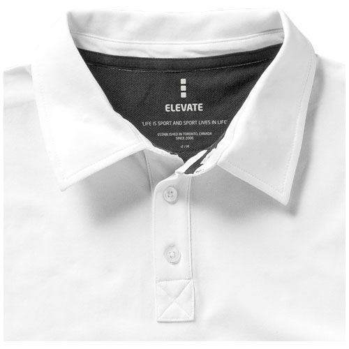 Polo de manga corta elástico para hombre 