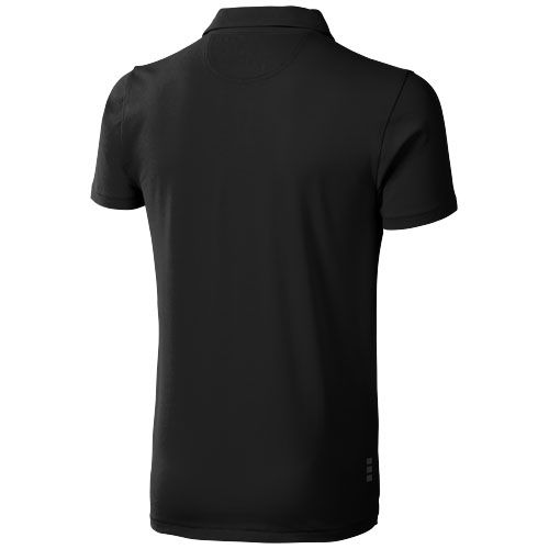 Polo de manga corta elástico para hombre 