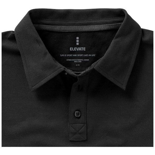 Polo de manga corta elástico para hombre 