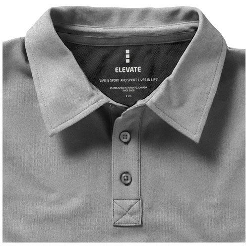 Polo de manga corta elástico para hombre 