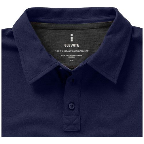 Polo de manga corta elástico para hombre 