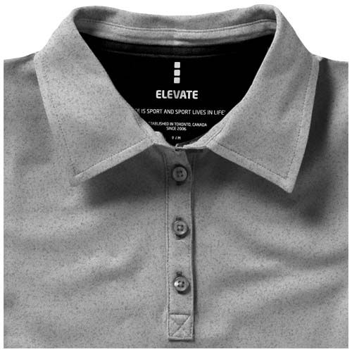 Polo de manga corta elástico para mujer 