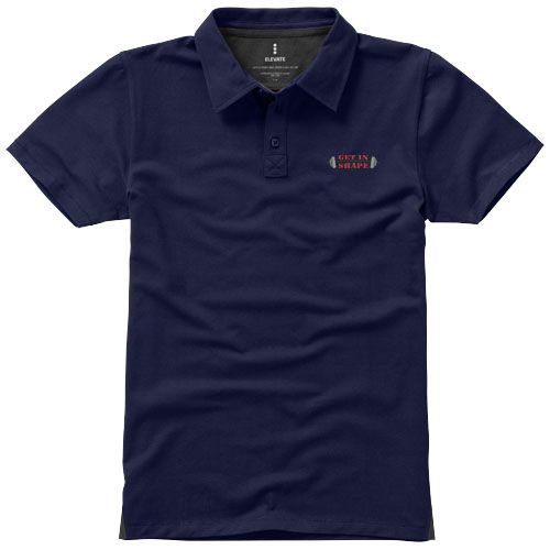 Polo de manga corta elástico para mujer 