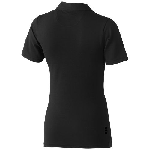 Polo de manga corta elástico para mujer 