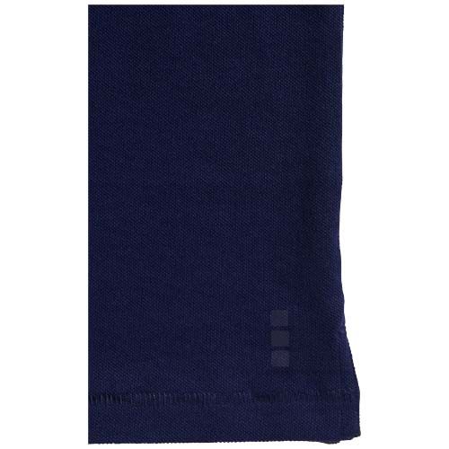 azul marino Polo de manga larga para hombre