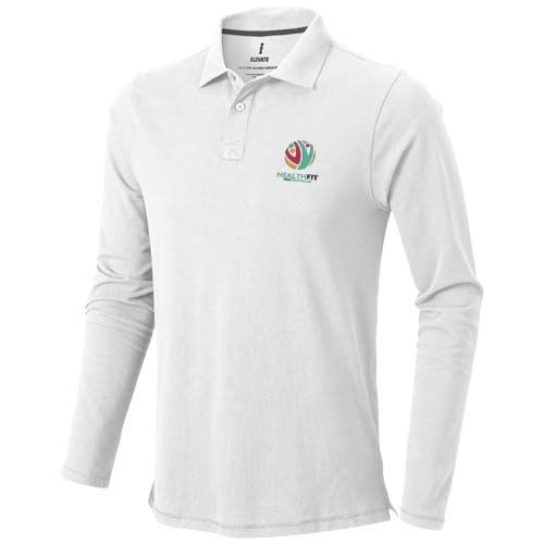 Polo de manga larga para hombre de 180 g/m² Calgary