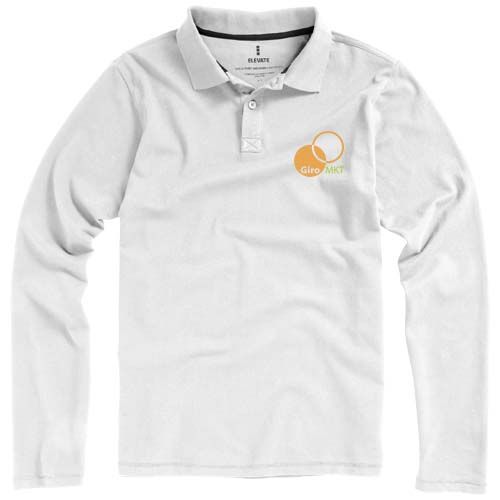 Polo de manga larga para hombre de 180 g/m² Calgary