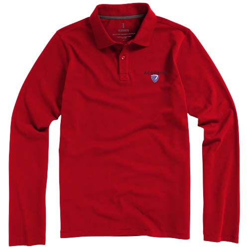 Polo de manga larga para hombre de 180 g/m² Calgary