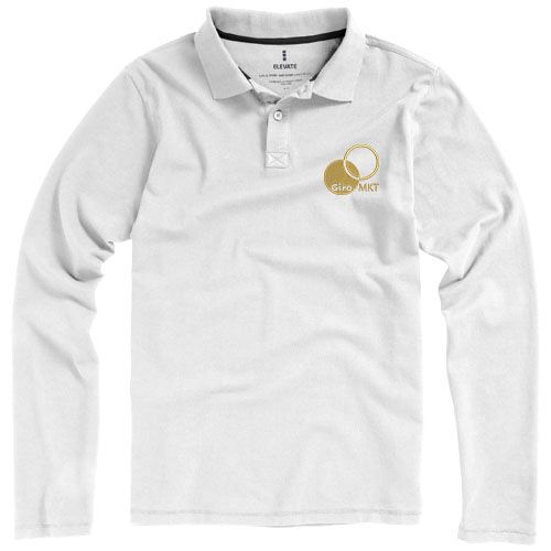 Polo de manga larga para hombre 