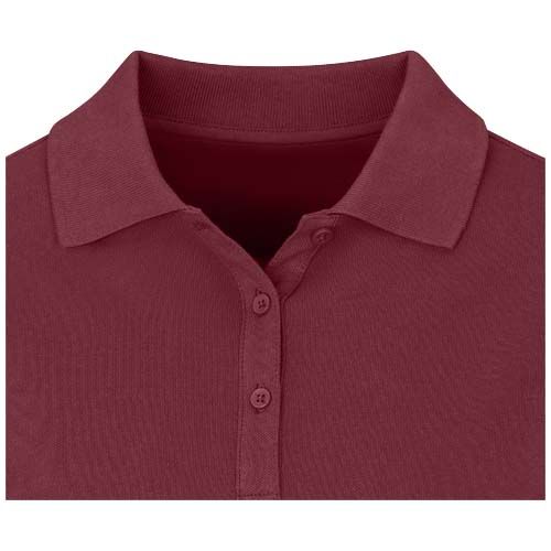burdeos intenso Polo de manga larga para mujer de 180 g/m² Calgary