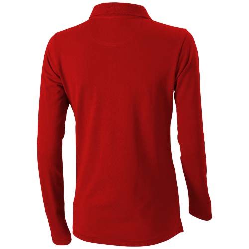 red Polo de manga larga para mujer de 180 g/m² Calgary