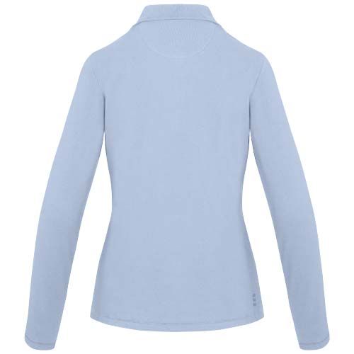 azul brumoso Polo de manga larga para mujer de 180 g/m² Calgary