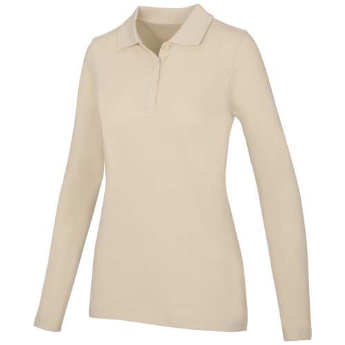 stone Polo de manga larga para mujer de 180 g/m² Calgary