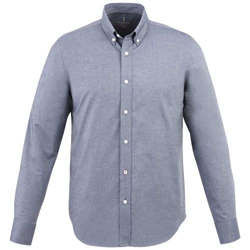 Camisa tipo Oxford de manga larga para hombre 