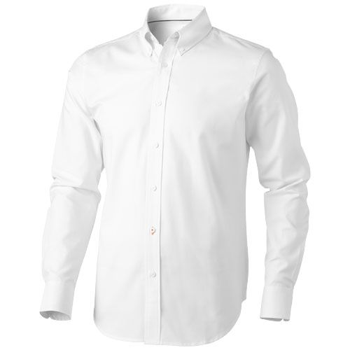 Camisa tipo Oxford de manga larga para hombre 