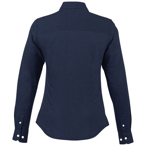 Camisa tipo Oxford de manga larga de mujer 
