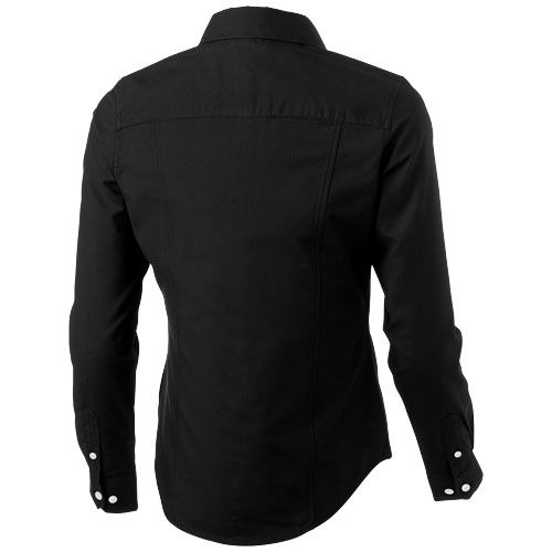 black Camisa tipo Oxford de manga larga de mujer de 142 g/m² Vaillant