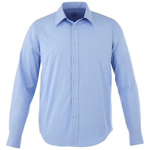 azul claro Camisa de manga larga para hombre