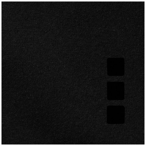 black Sudadera unisex de cuello redondo