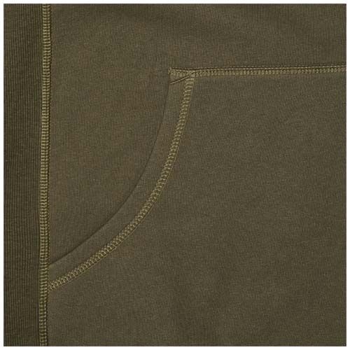 verde bosque Sudadera con capucha y cremallera unisex de 300 g/m² Arora