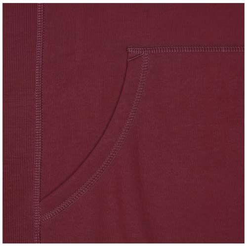 burdeos intenso Sudadera con capucha y cremallera unisex de 300 g/m² Arora
