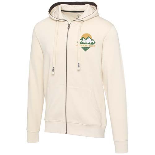 Sudadera con capucha y cremallera para hombre 