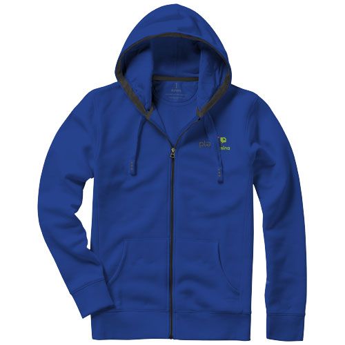 blue Sudadera con capucha y cremallera unisex de 300 g/m² Arora