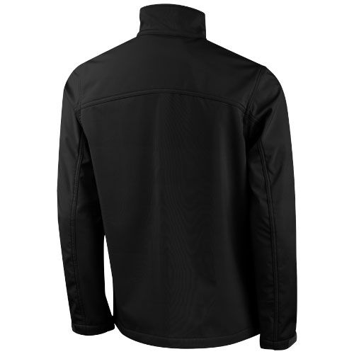 black Chaqueta softshell de hombre Maxson
