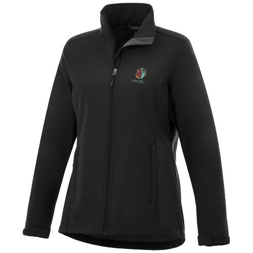 black Chaqueta softshell de mujer Maxson