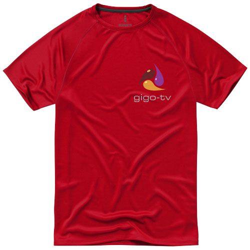 red Camiseta Cool fit de manga corta para hombre de 145 g/m² Niagara