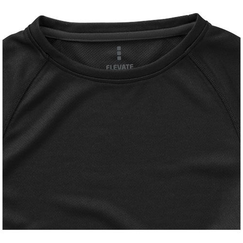 black Camiseta Cool fit de manga corta para mujer de 145 g/m² Niagara