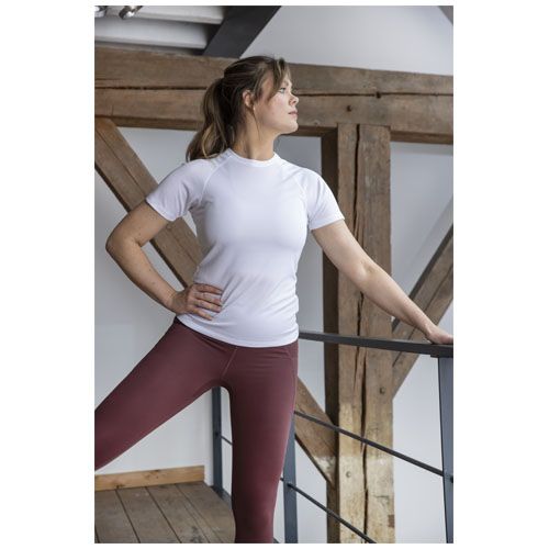 black Camiseta Cool fit de manga corta para mujer de 145 g/m² Niagara