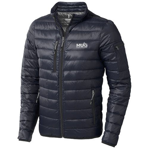 azul marino Chaqueta ligera de plumón natural de hombre Scotia