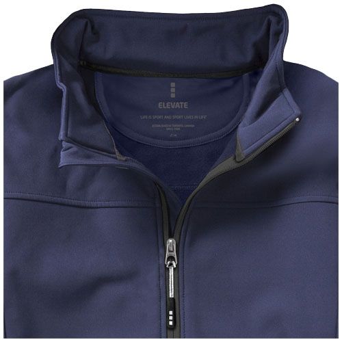 azul marino Chaqueta softshell de hombre Langley