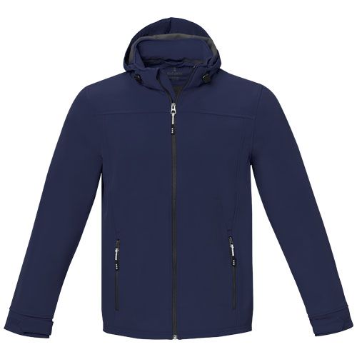 azul marino Chaqueta softshell de hombre Langley