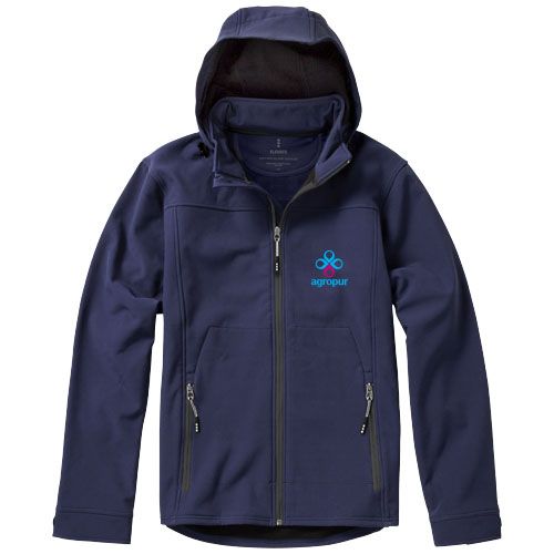 azul marino Chaqueta softshell de hombre Langley